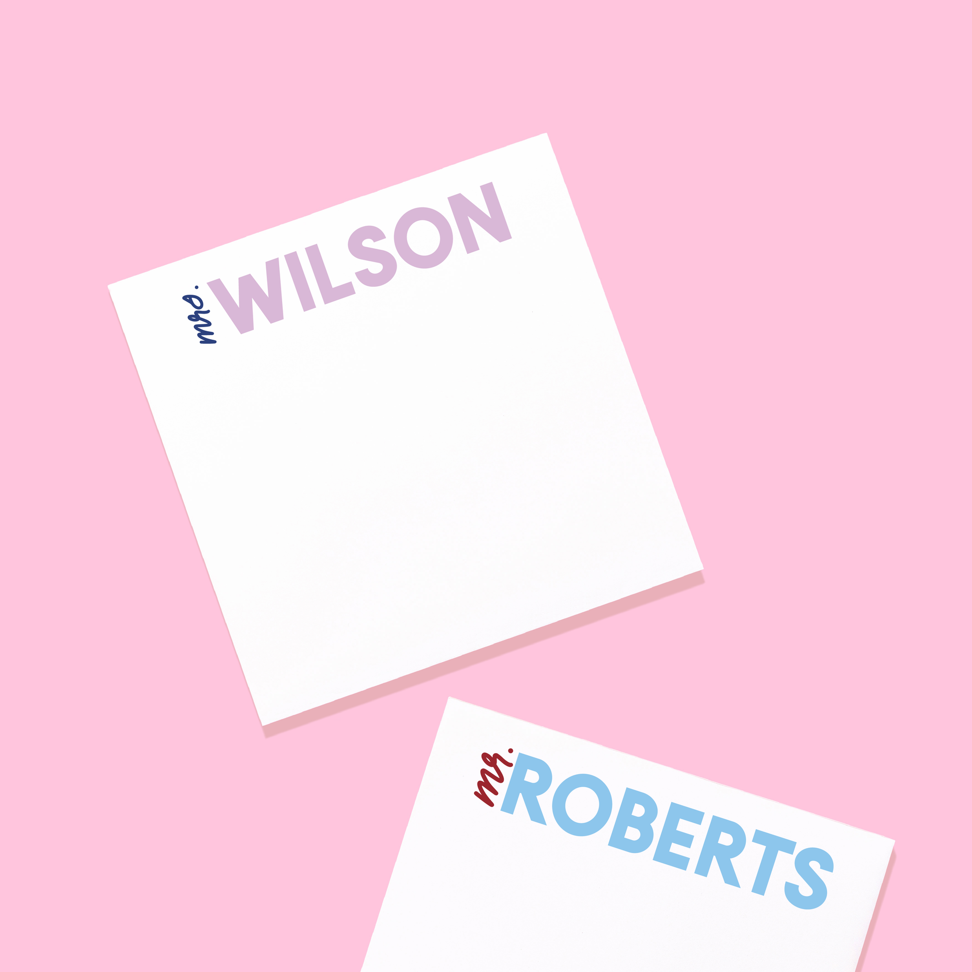 Personalized Teacher Notepad