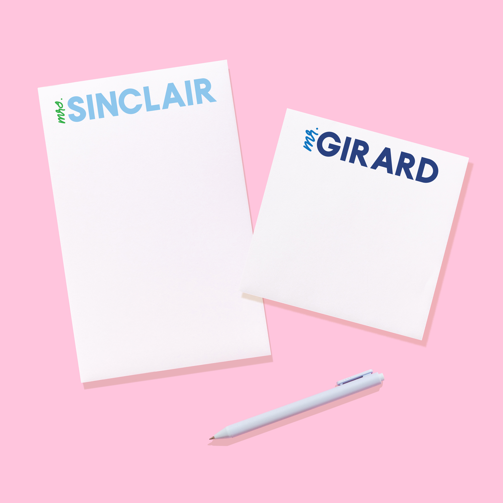Personalized Teacher Notepad