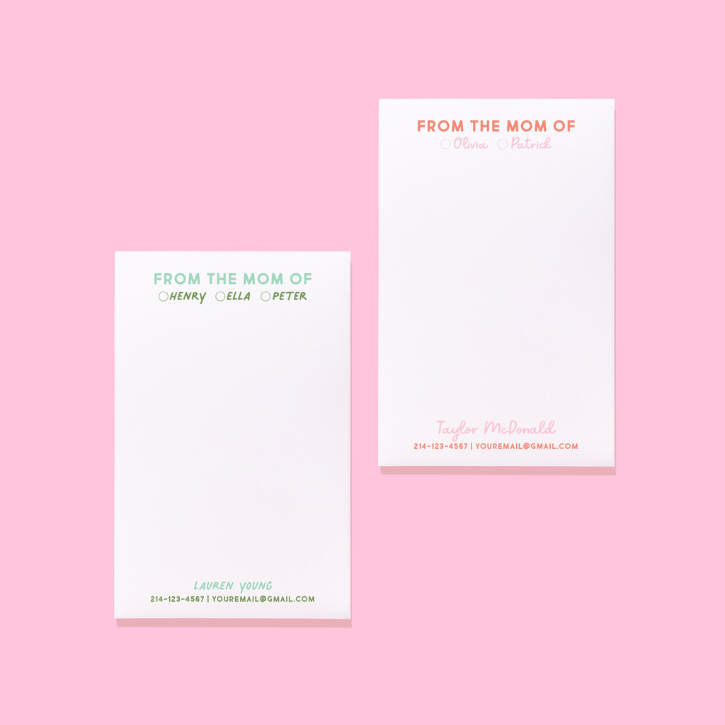 Mom Personalized Notepad