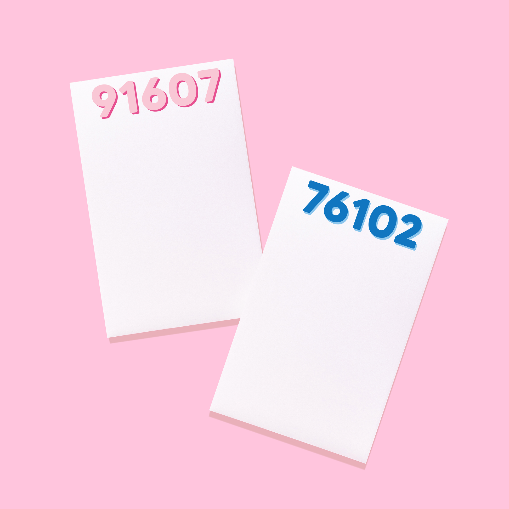 Modern Classics Zip Code Notepad