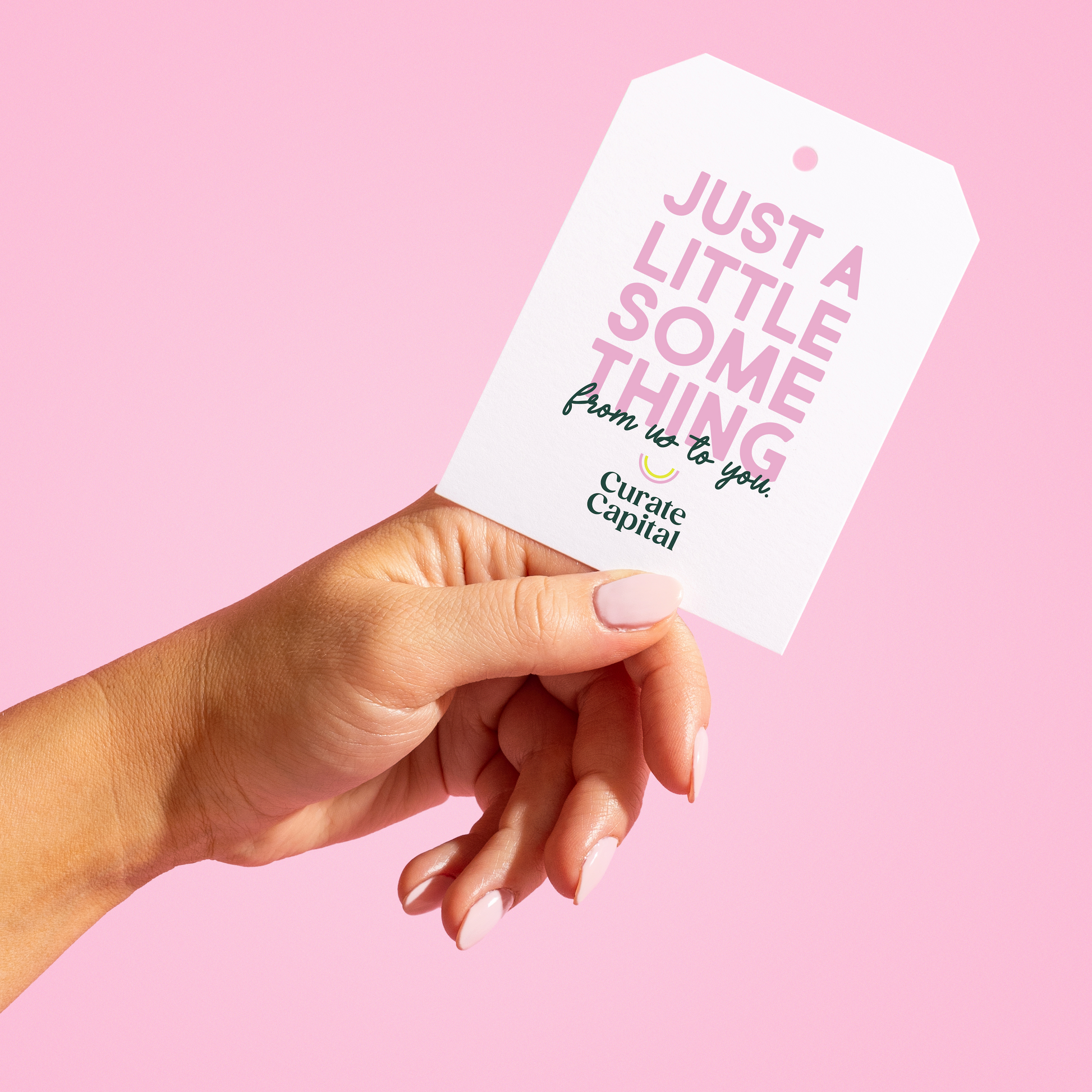 Personalized Branded Just a Little Something Gift Tags
