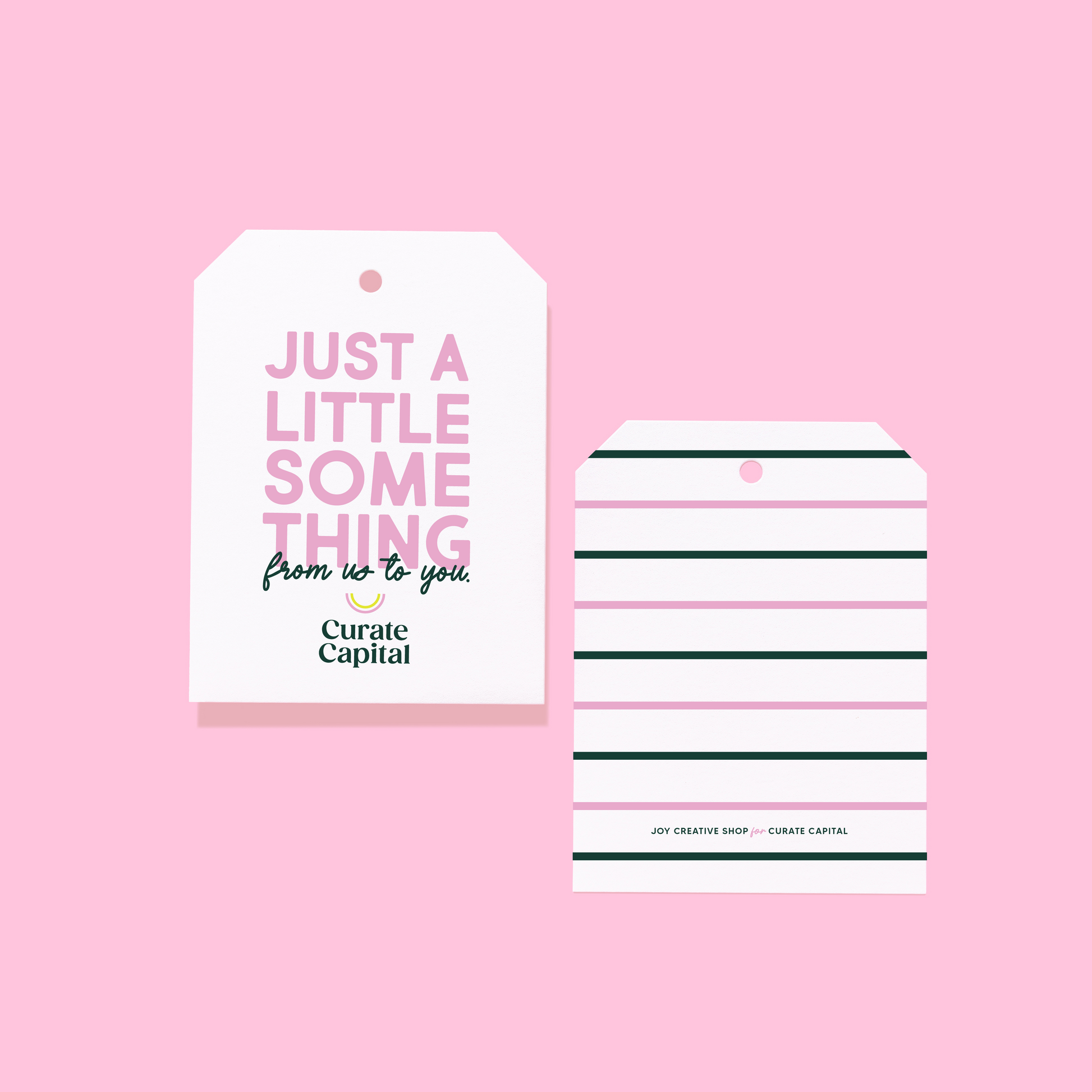 Personalized Branded Just a Little Something Gift Tags