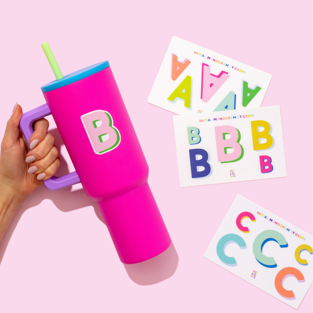 Vinyl Alphabet Stickers - Single Letter Sheets