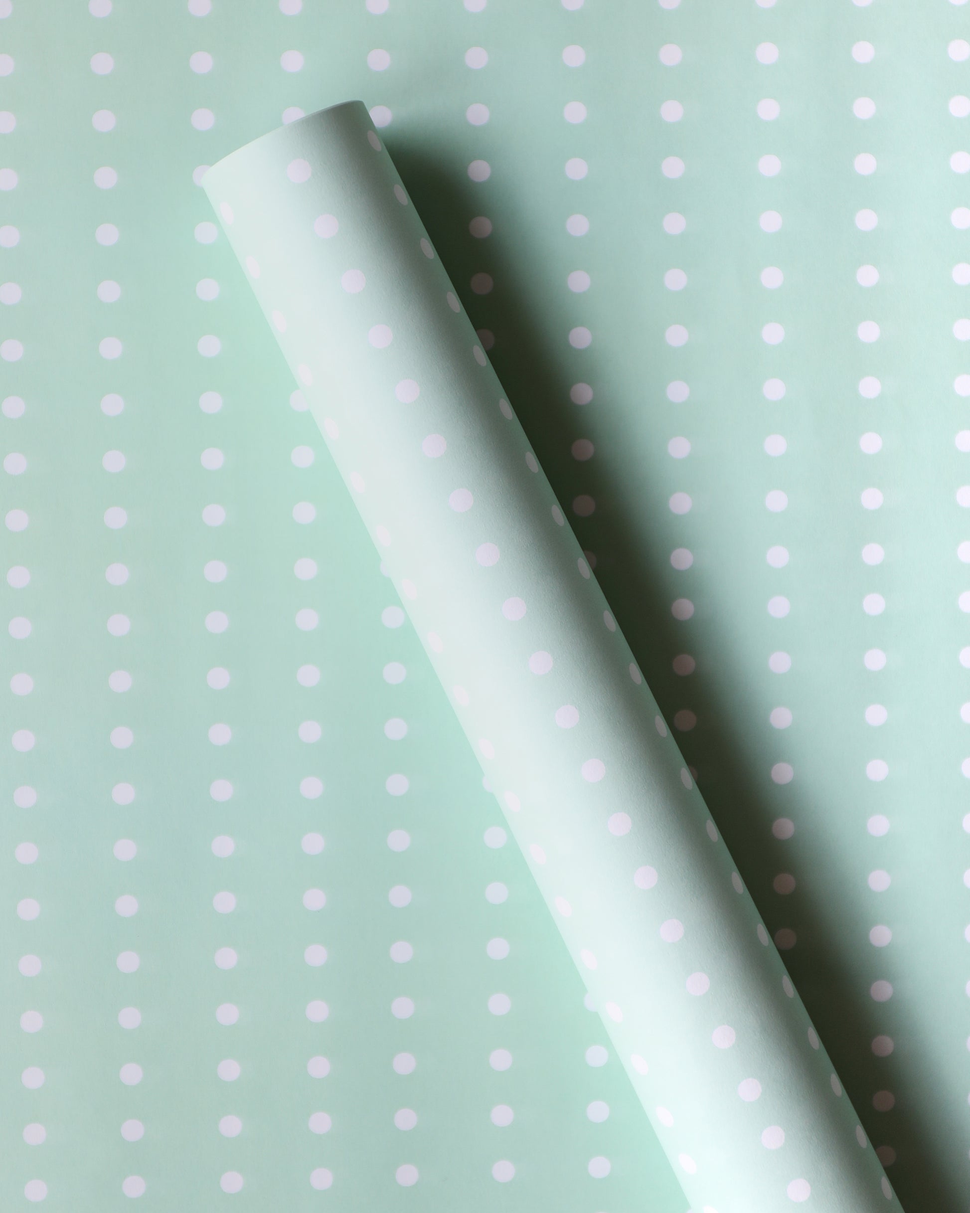 Wrapping Paper - Mint Dot