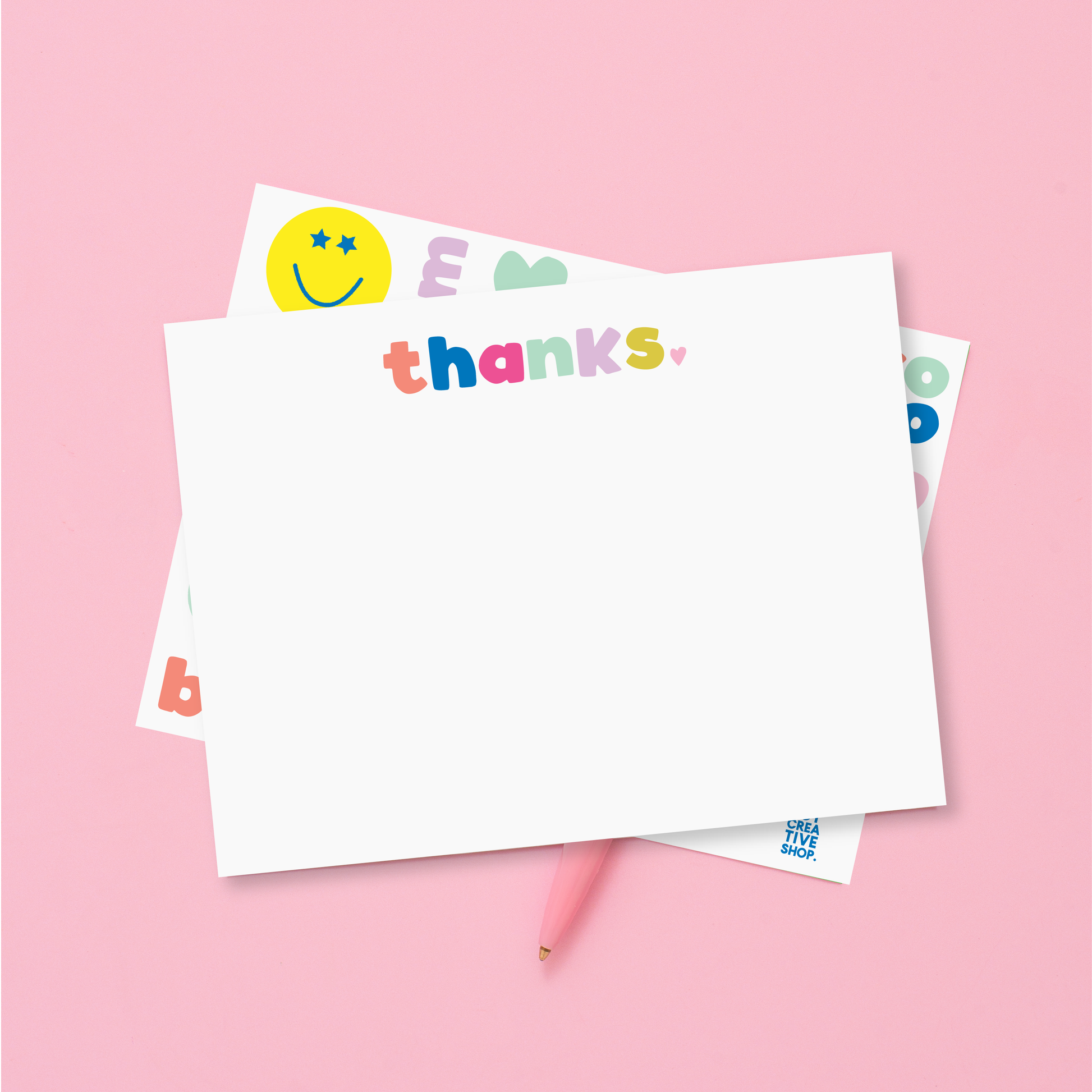 Bestie Thanks Teen Notecards