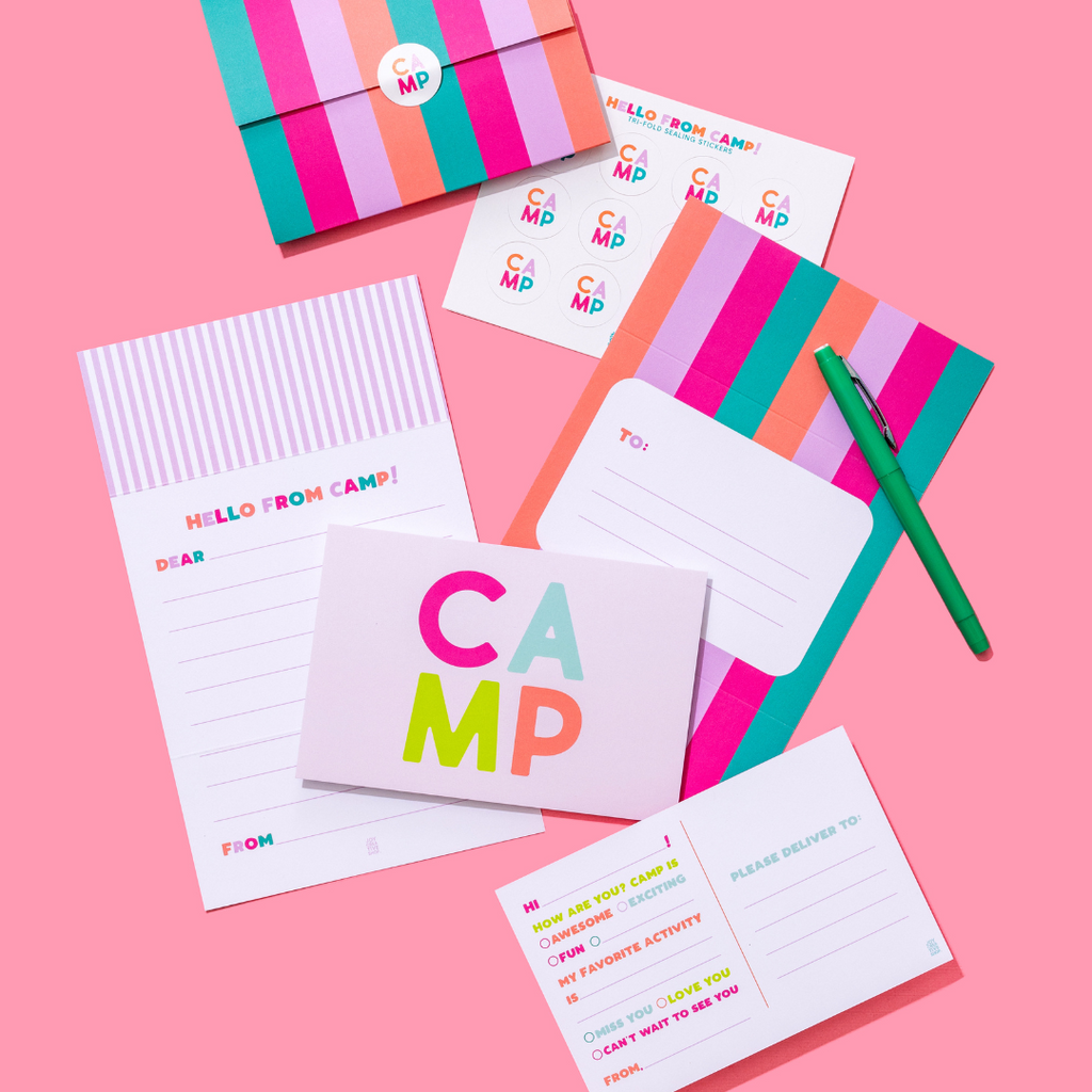 Camp Tri-fold - Pink
