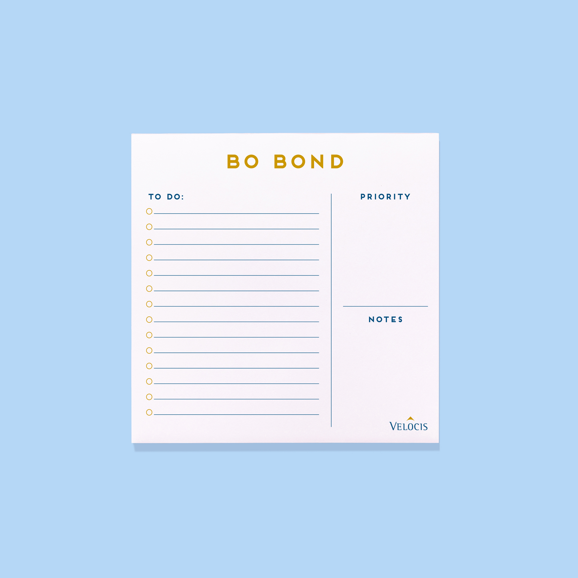 Personalized Branded Task Notepad