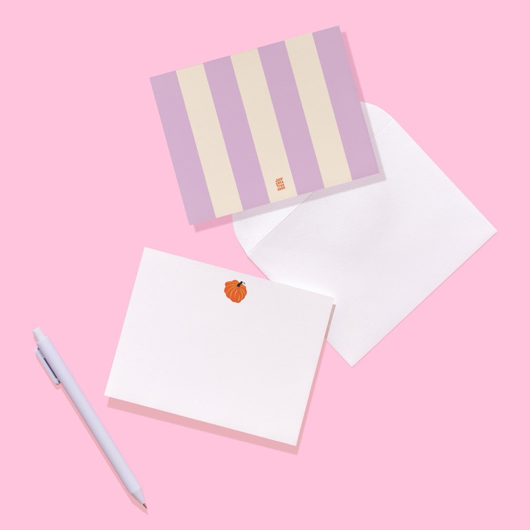 Fall & Halloween Pumpkin Stationery