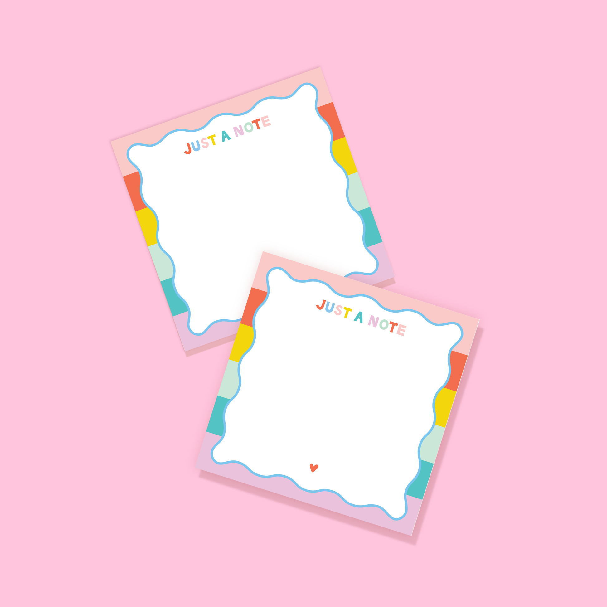 Spring Fling Notes Wavy Notepad