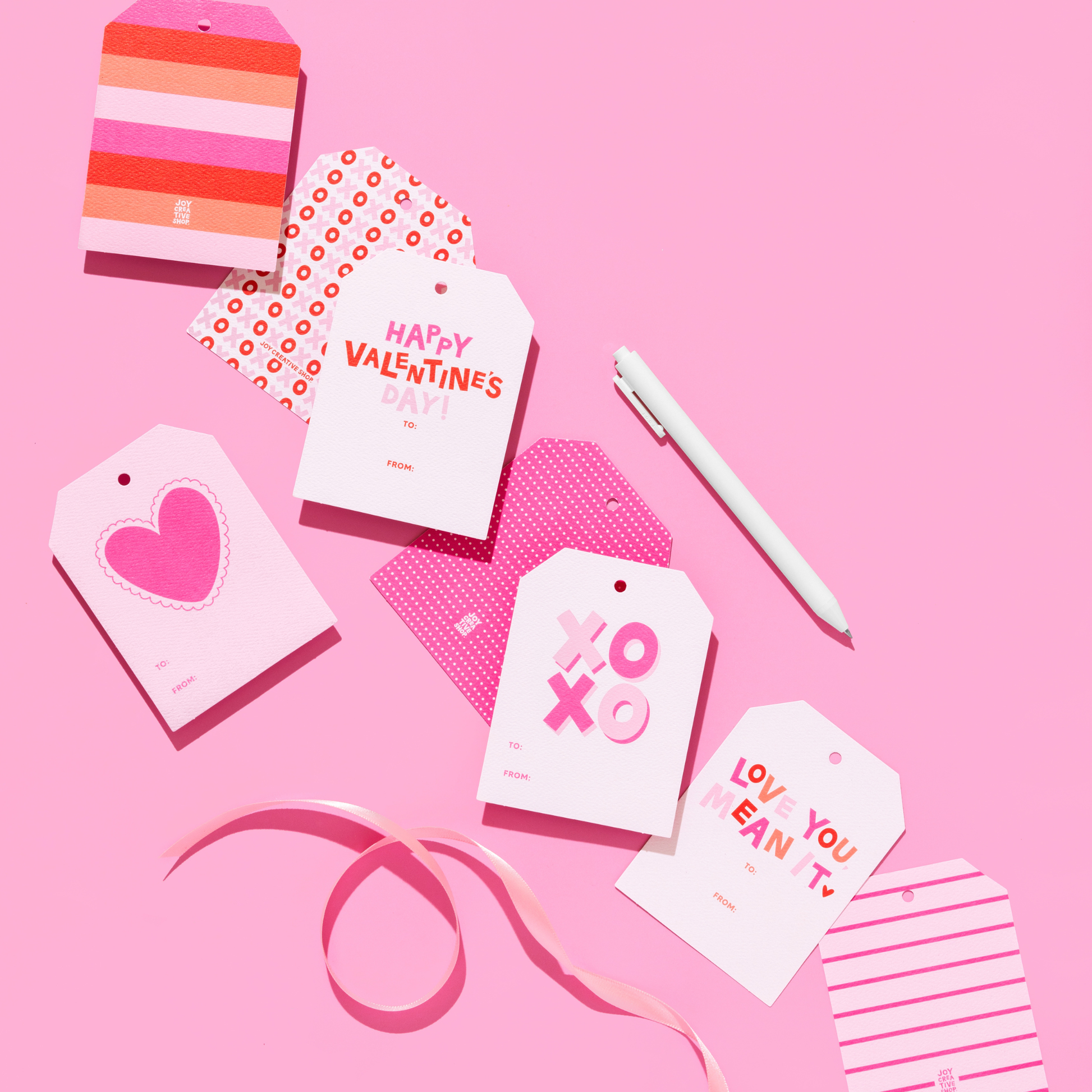 Mini Bag of Tags - Valentine's Day