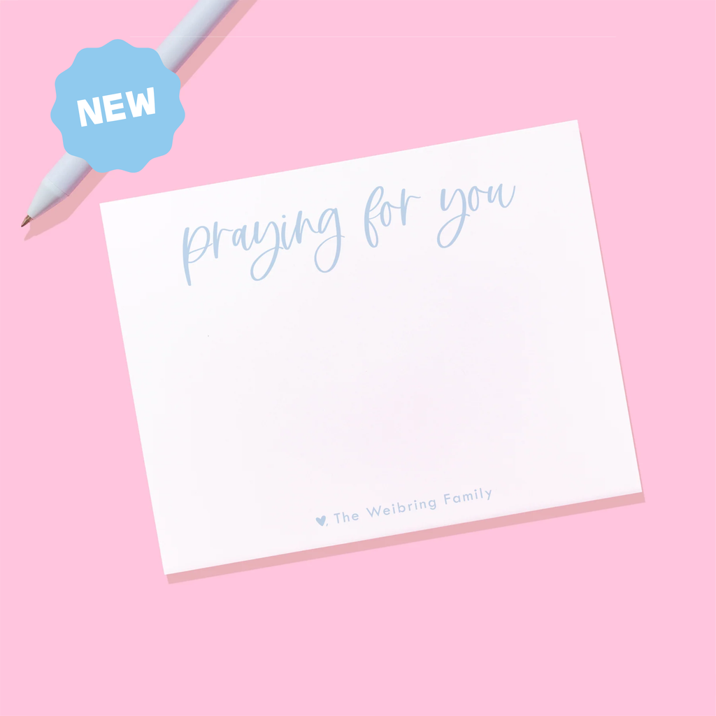 Praying for You Personalized Stationery