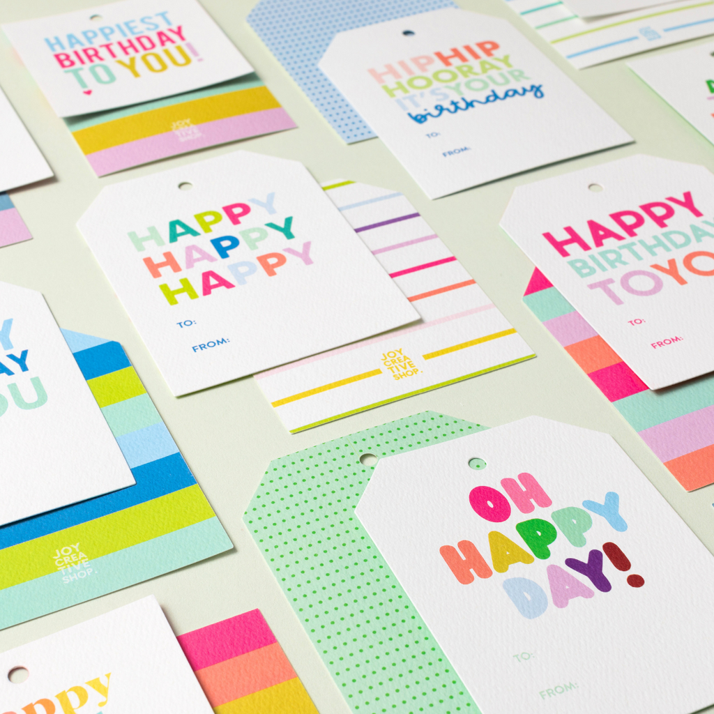 Birthday Bag of Tags