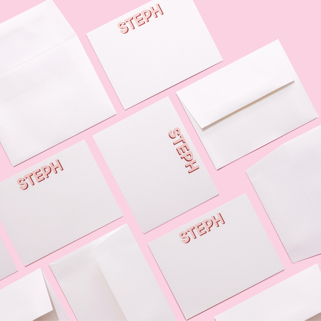 Modern Classics Personalized Stationery