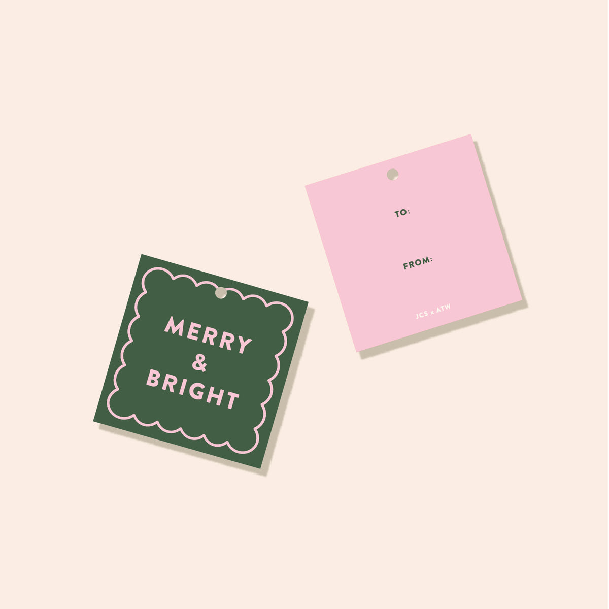 JCS x All Things Wrapped Holiday Tags Set