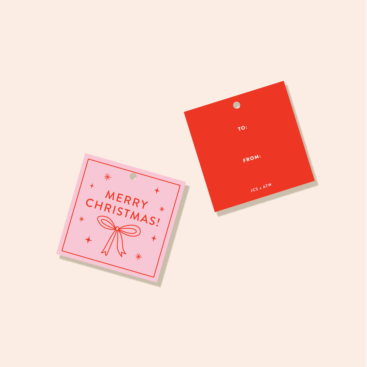 JCS x All Things Wrapped Holiday Tags Set