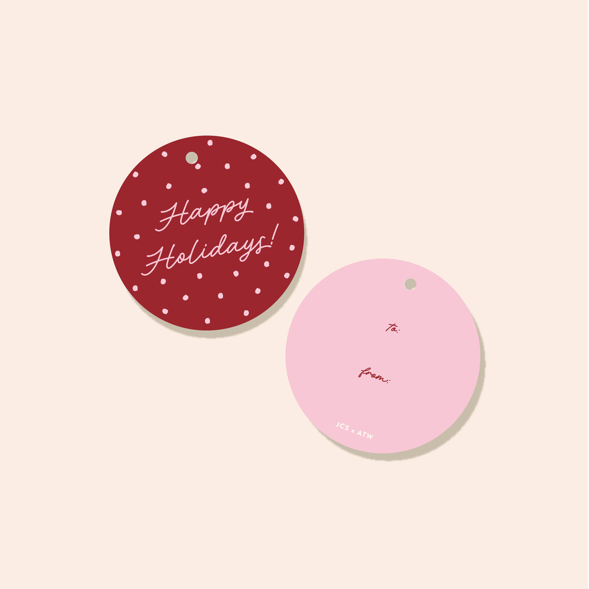 JCS x All Things Wrapped Holiday Tags Set