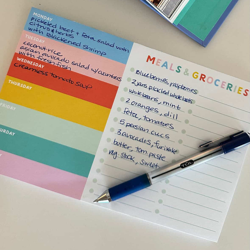 Spring Fling Meals & Groceries Planner