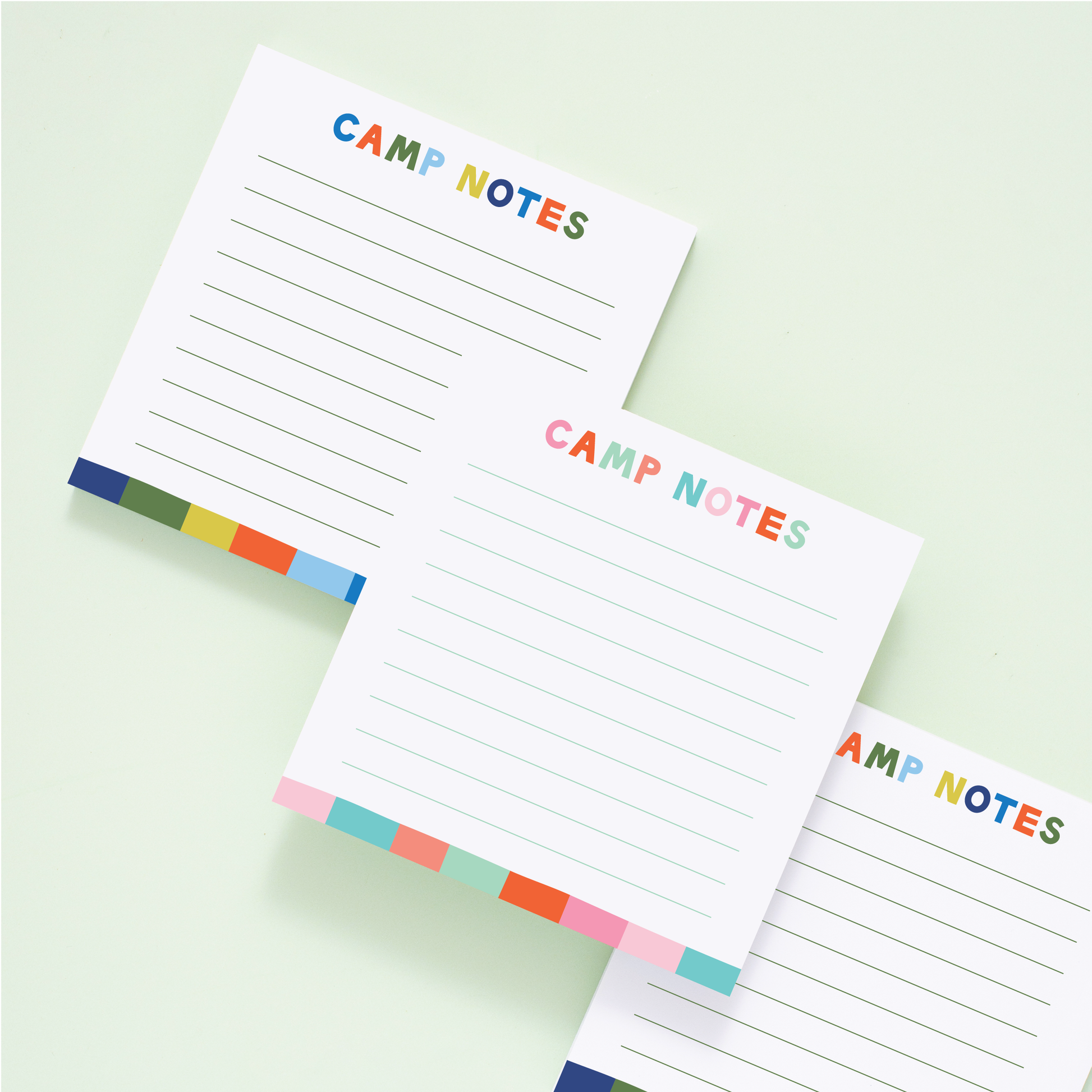 Camp Vibes Square Notepad