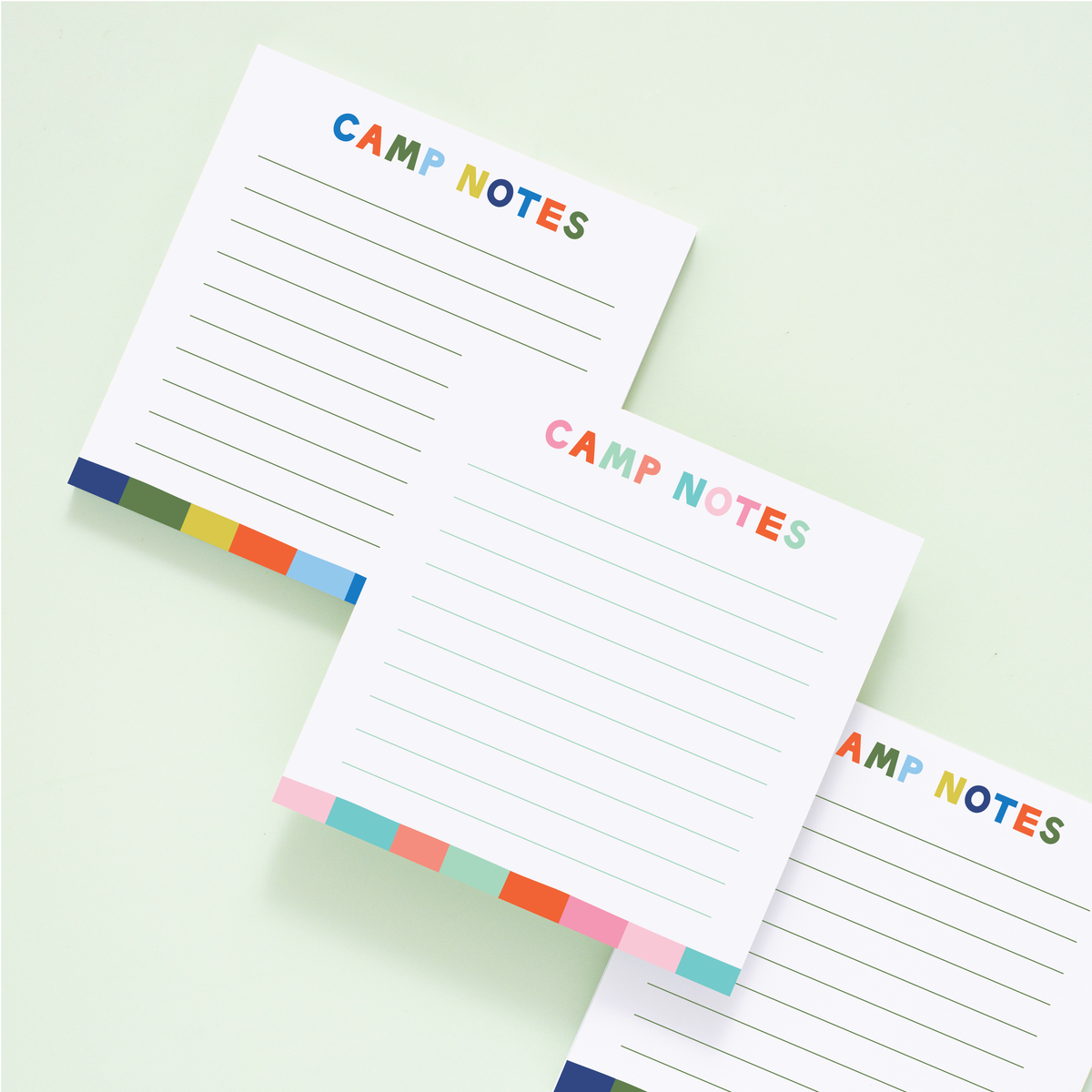 Camp Vibes Square Notepad