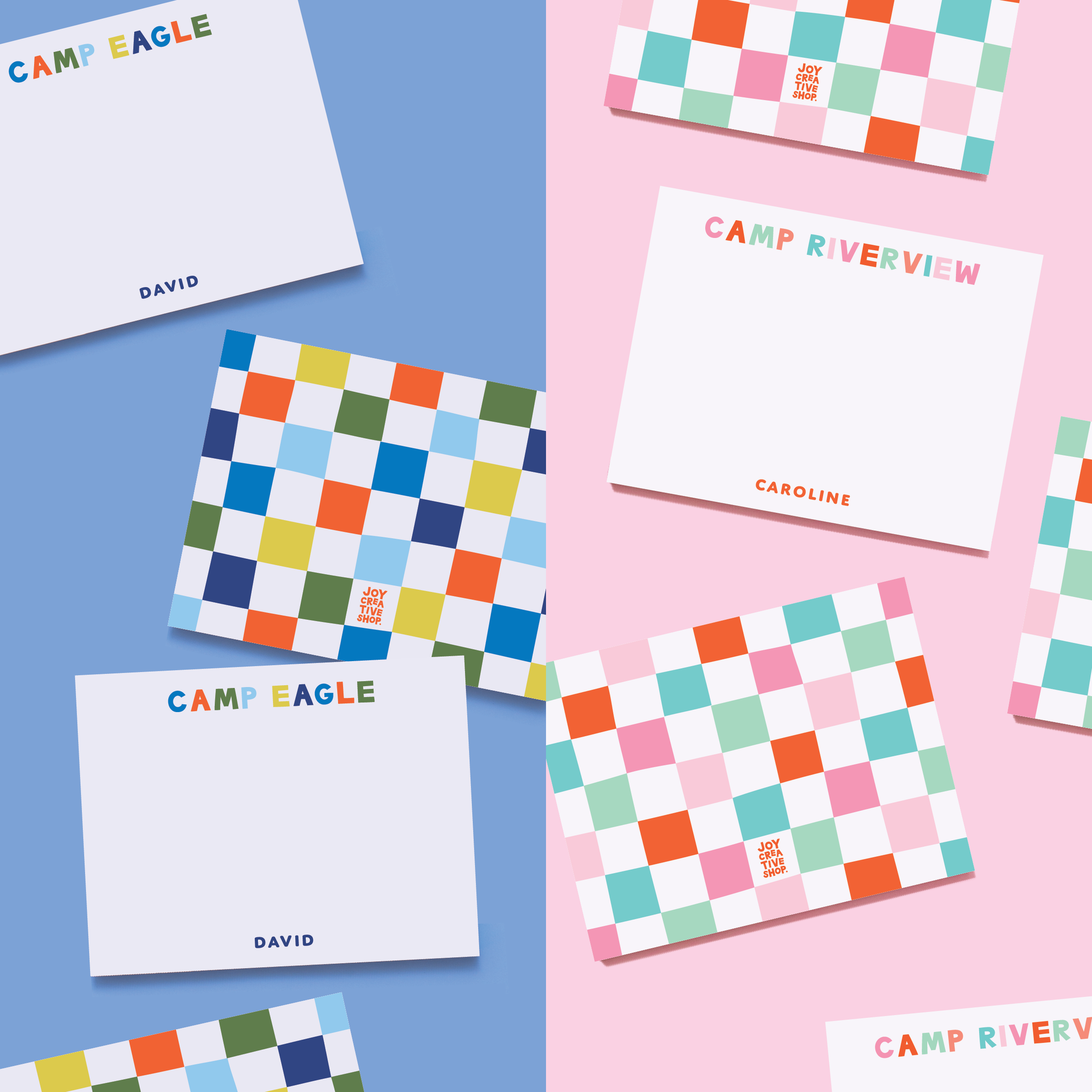 Camp Vibes Personalized Stationery