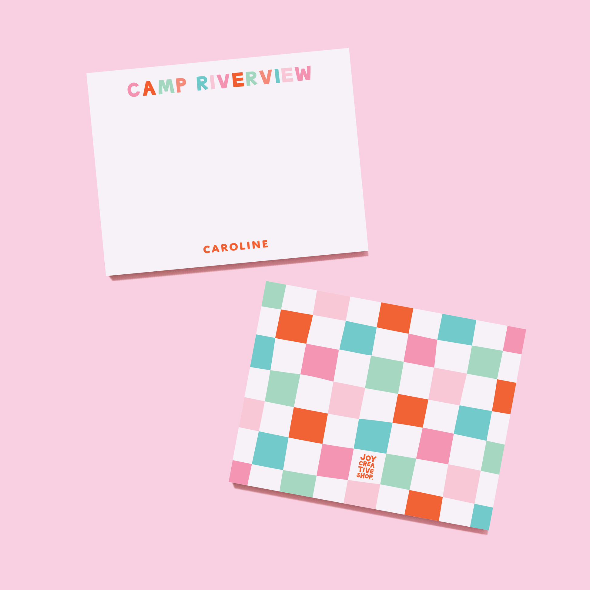 Camp Vibes Personalized Stationery