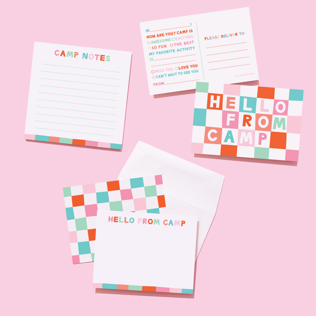 Camp Vibes Stationery Bundle