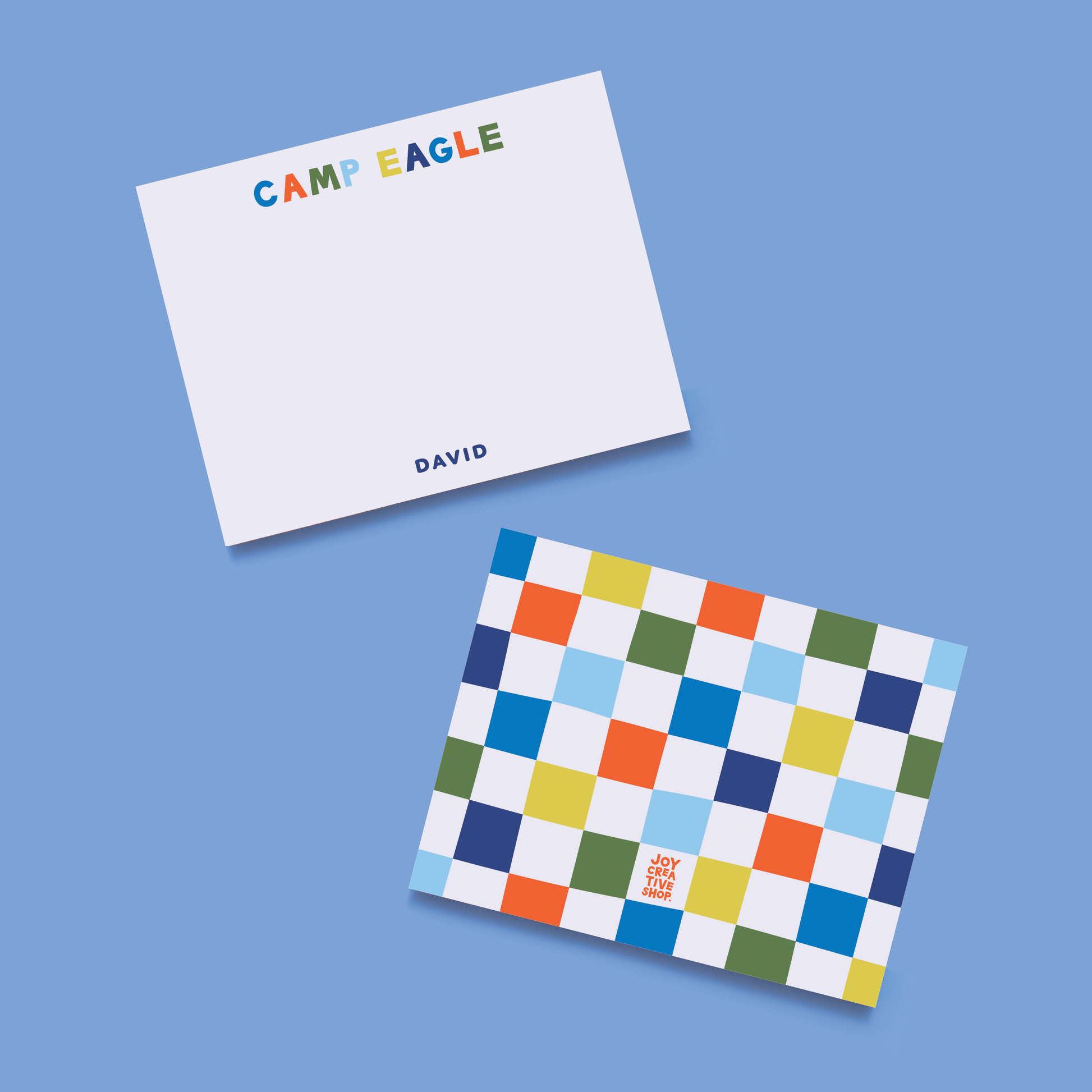 Camp Vibes Personalized Stationery
