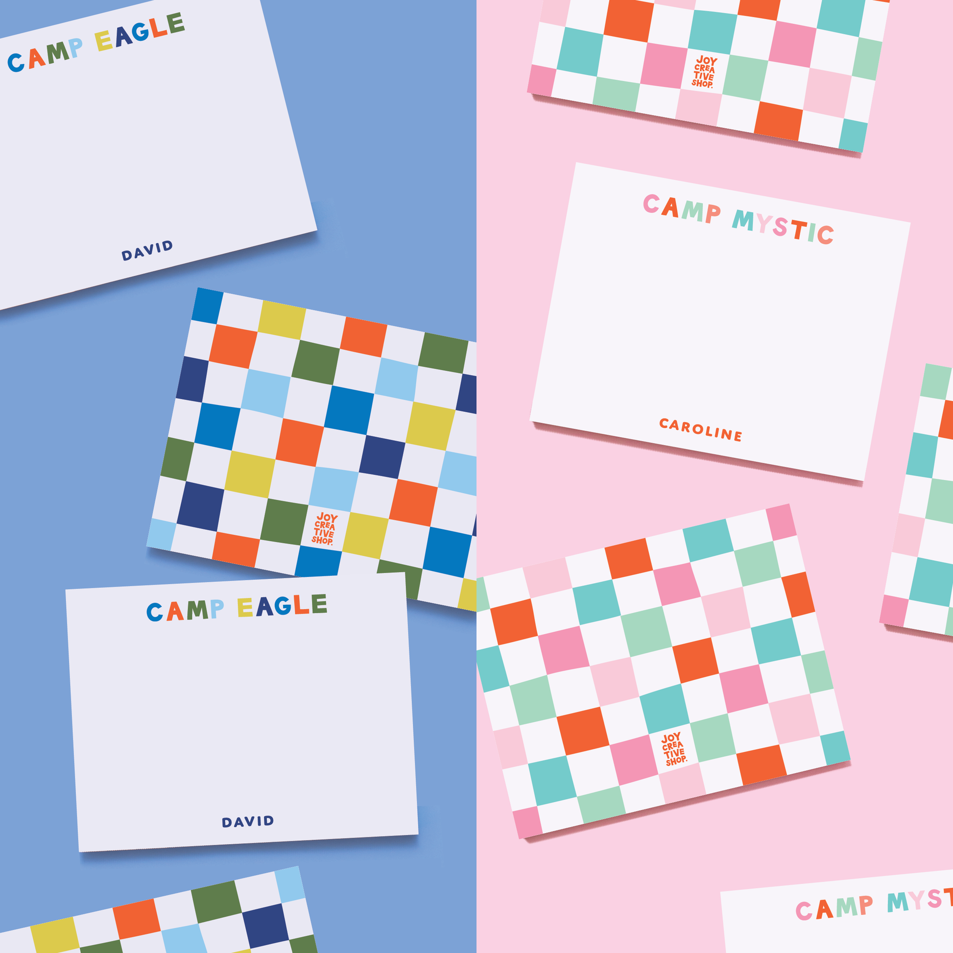 Camp Vibes Personalized Stationery