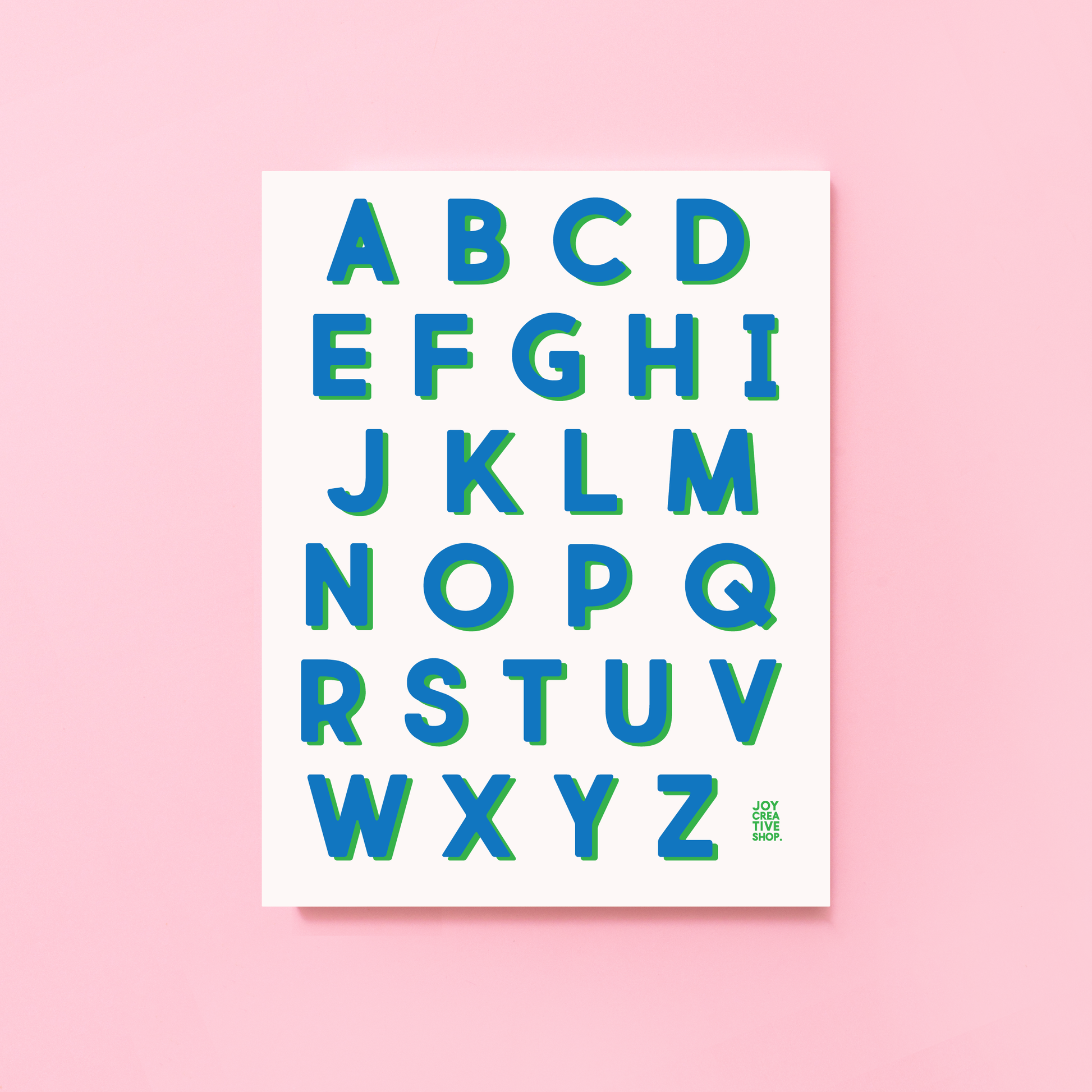 JCS x Cassie Sugarplum Vinyl Alphabet Stickers - A thru Z