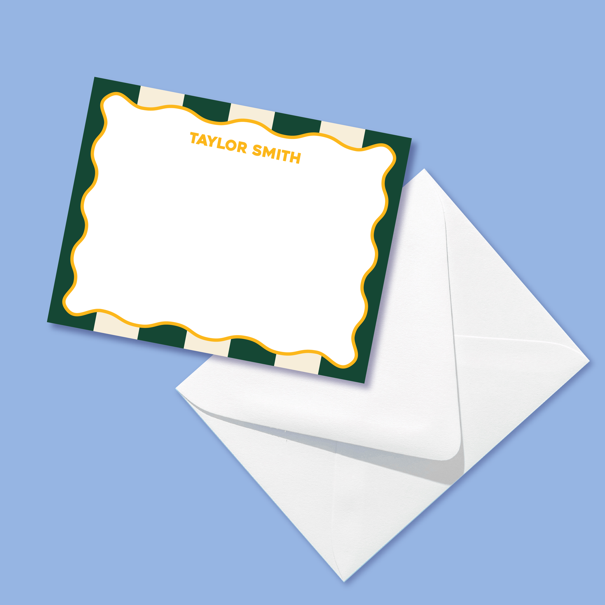 Collegiate Wavy Cabana Stripe Notepad