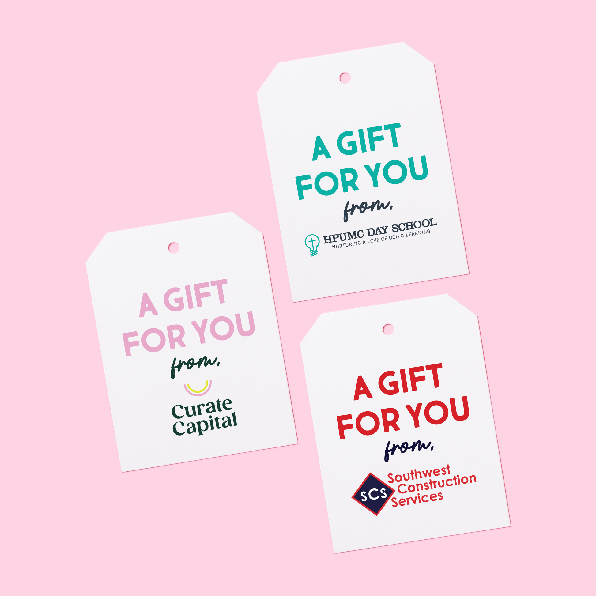Personalized Branded A Gift For You Gift Tags