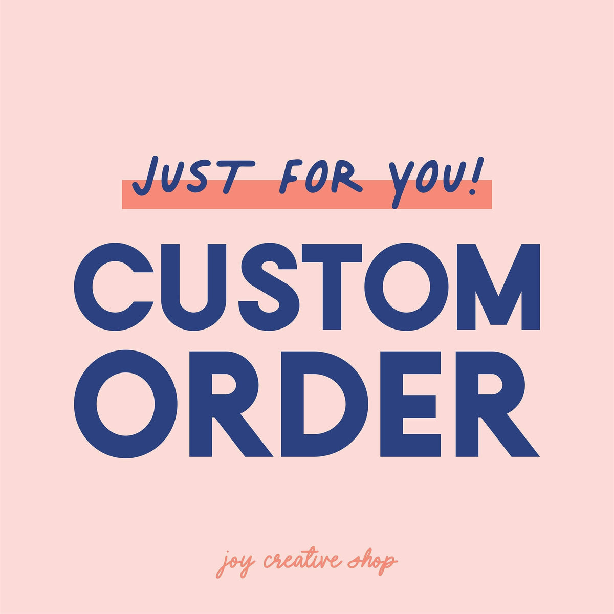 Copy of Custom Order for Marcy