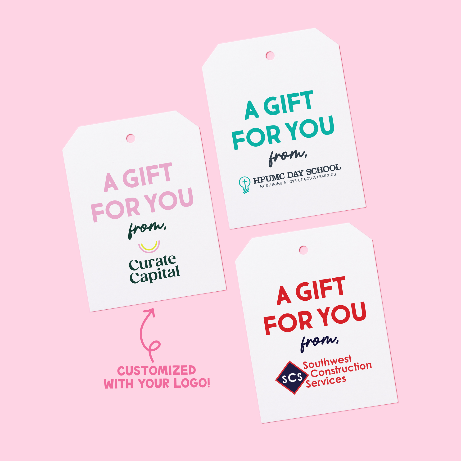 Personalized Branded A Gift For You Gift Tags