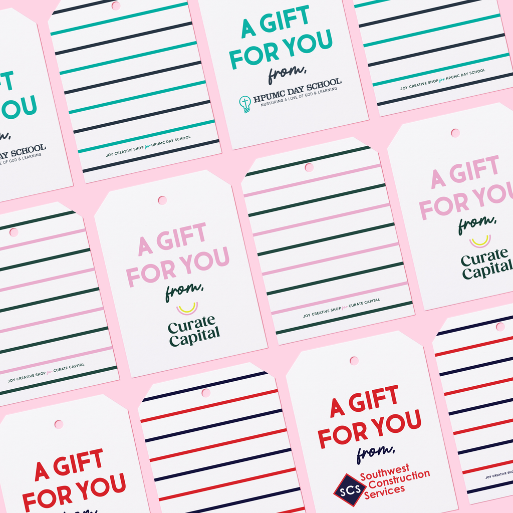 Personalized Branded A Gift For You Gift Tags