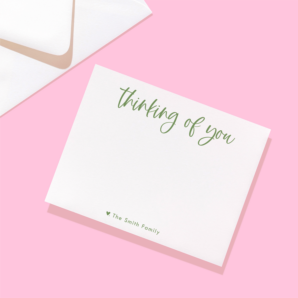 Thinking of You Personalized Stationery