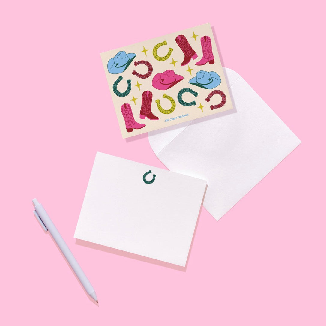 Lucky Horseshoe Stationery
