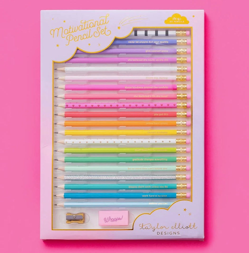 Motivational Pencil Set