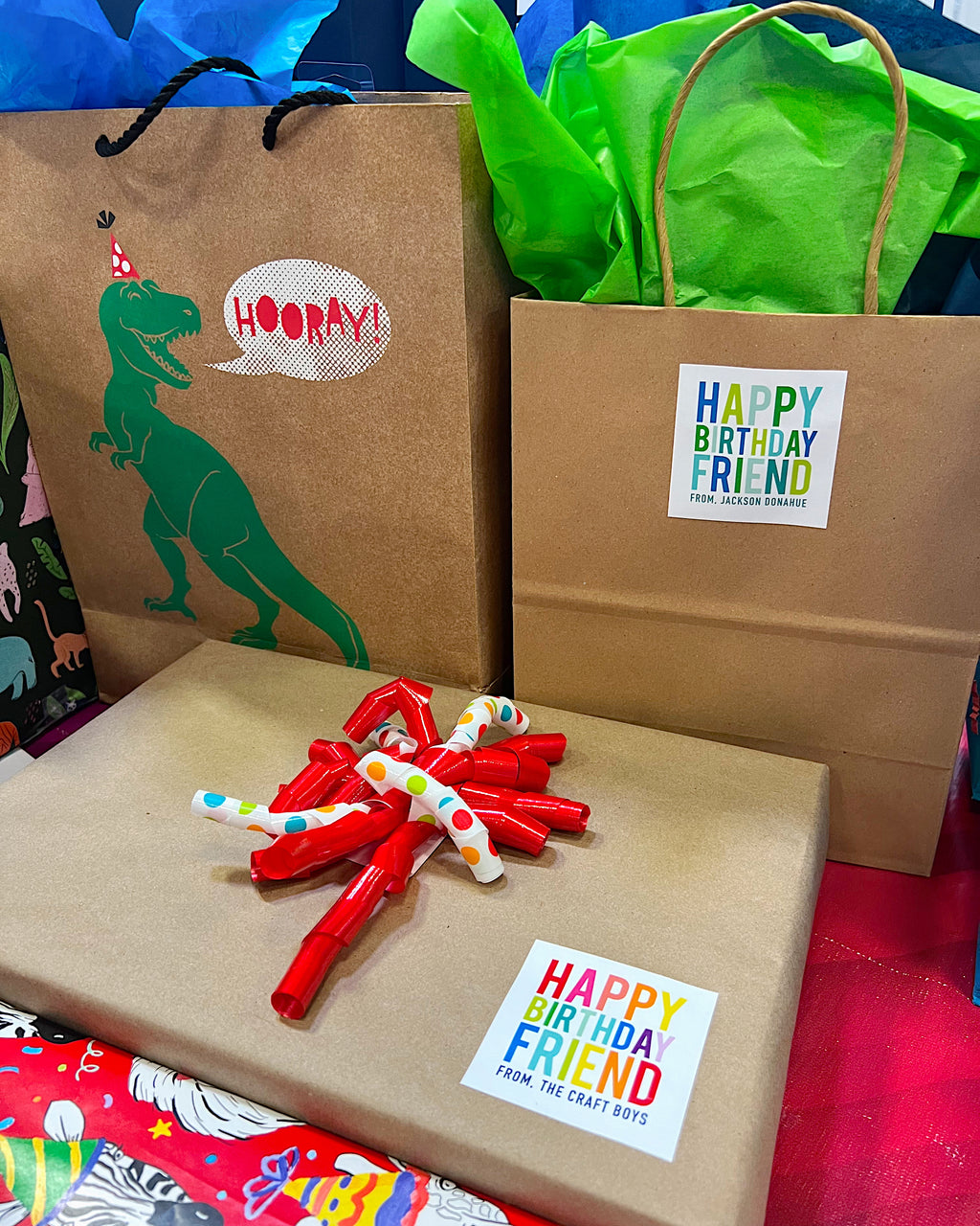 Happy Birthday Friend Stickers