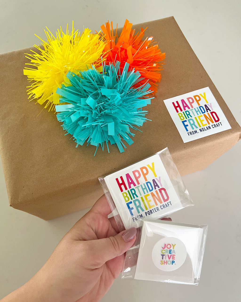 Happy Birthday Friend Stickers