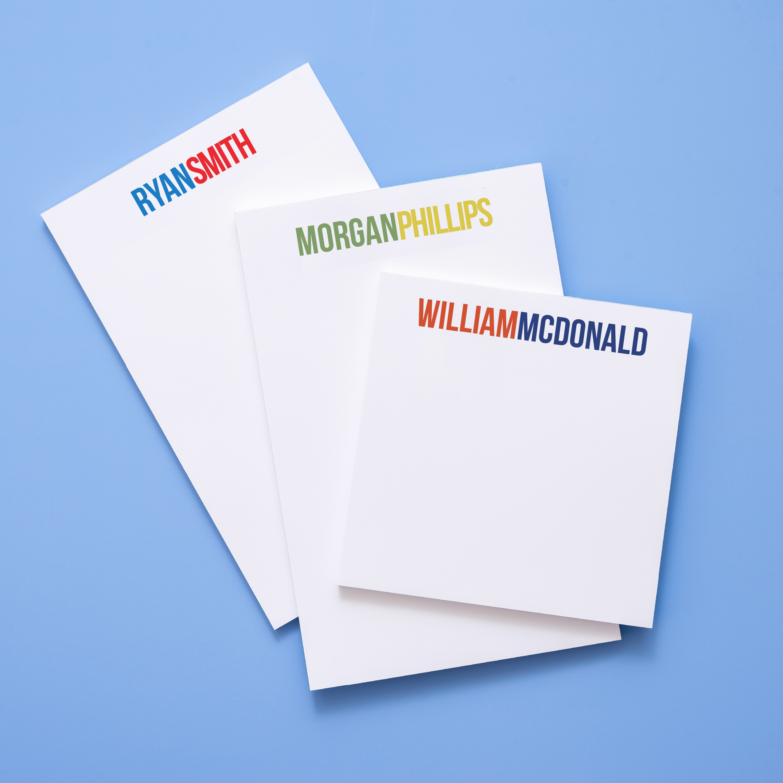Collegiate Color Block Notepad – Joy Creative Shop