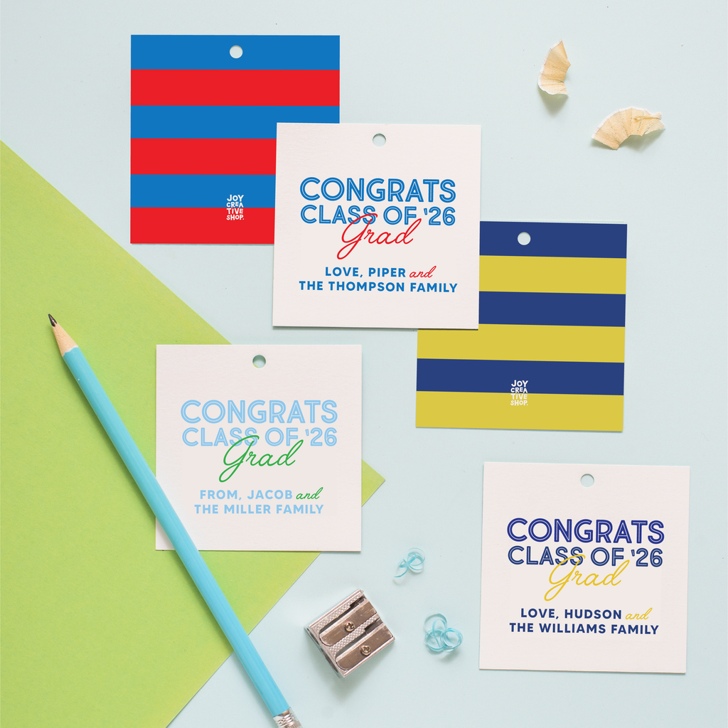 Congrats Class of '26 Graduation Gift Tag