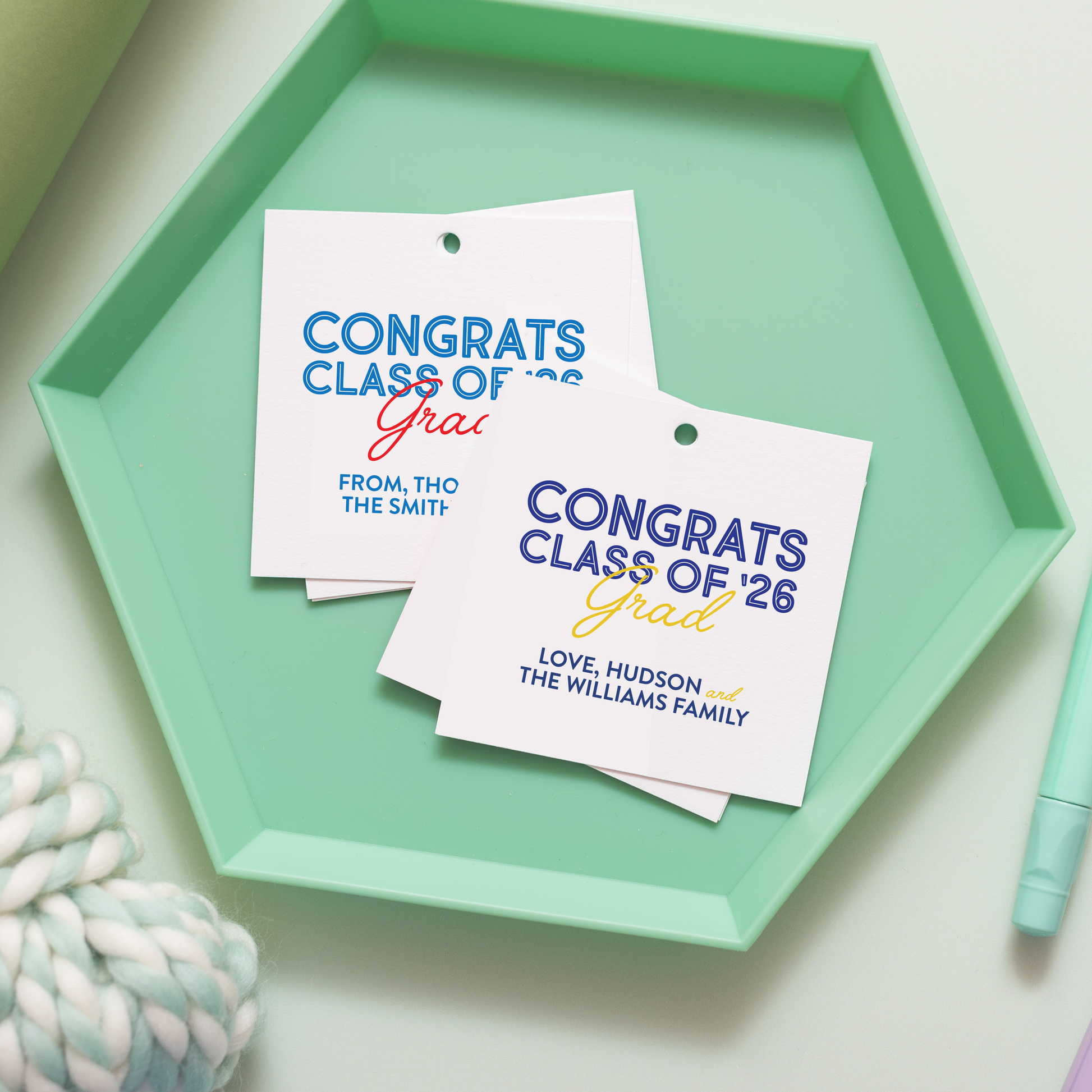 Congrats Class of '26 Graduation Gift Tag
