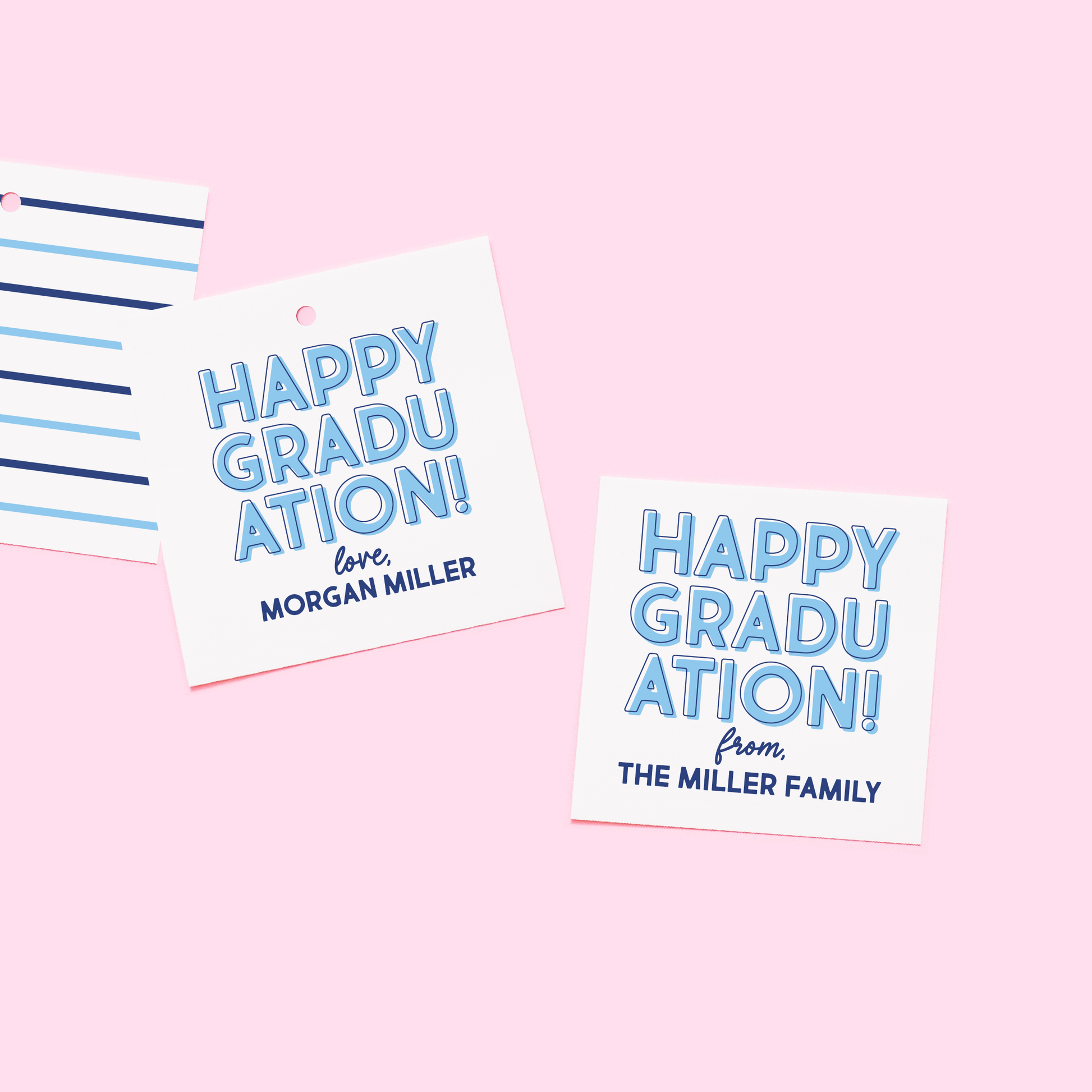 Graduation Gift Tag & Sticker Bundle | Happy Graduation!