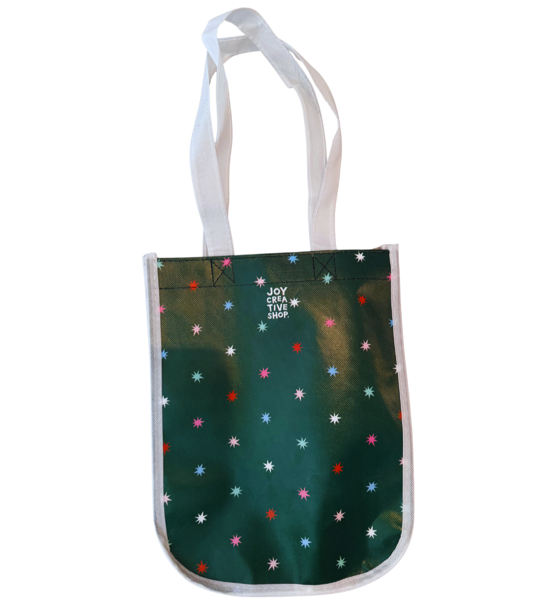 JCS Holiday Shopper Tote - Evergreen Starburst