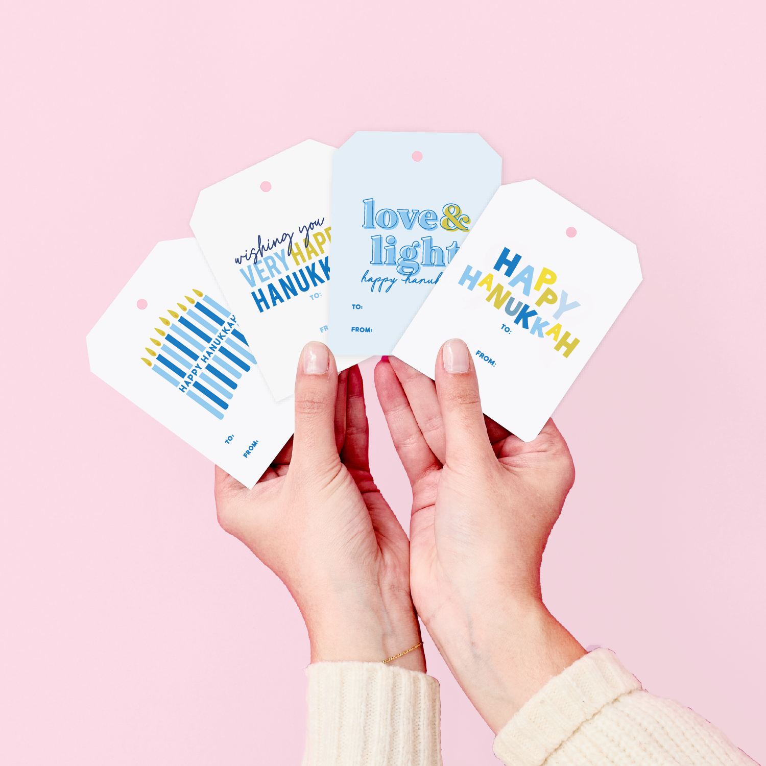 Mini Bag of Tags - Hanukkah