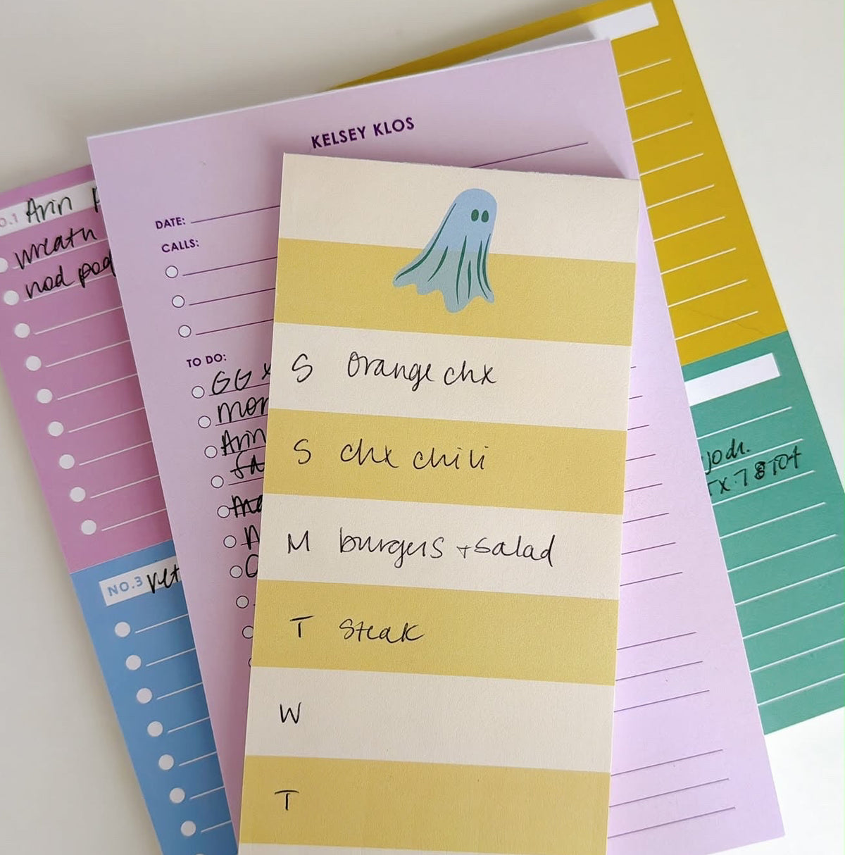 Fall & Halloween Tall & Skinny Notepads