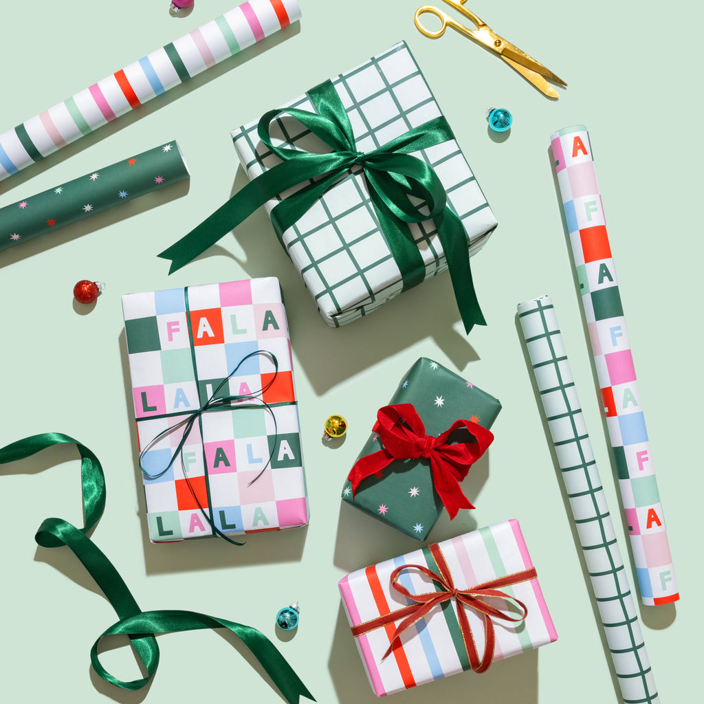 Holiday Gift Wrap Sheets Assorted Bundle
