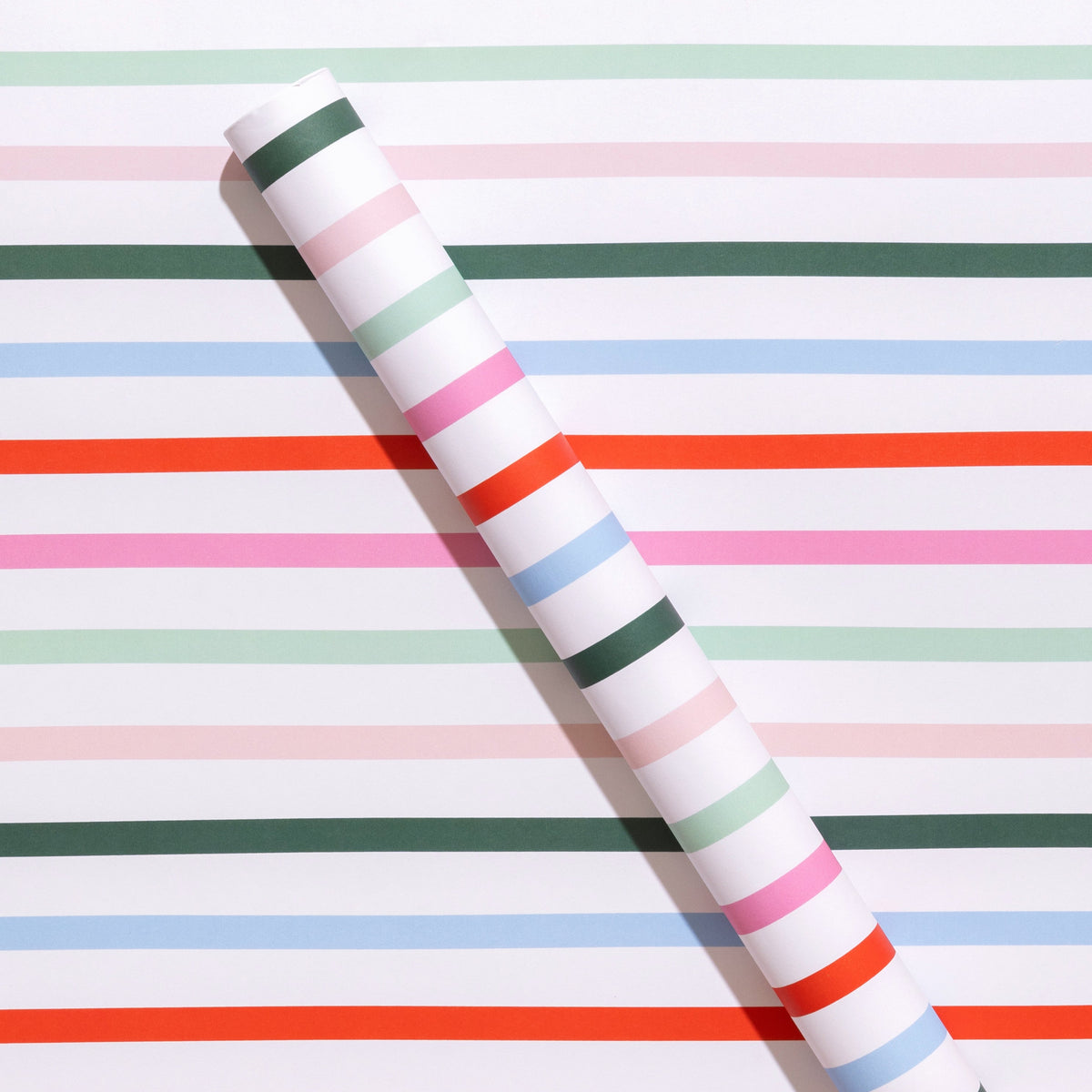 Gift Wrap Sheets - Holiday Thin Stripe