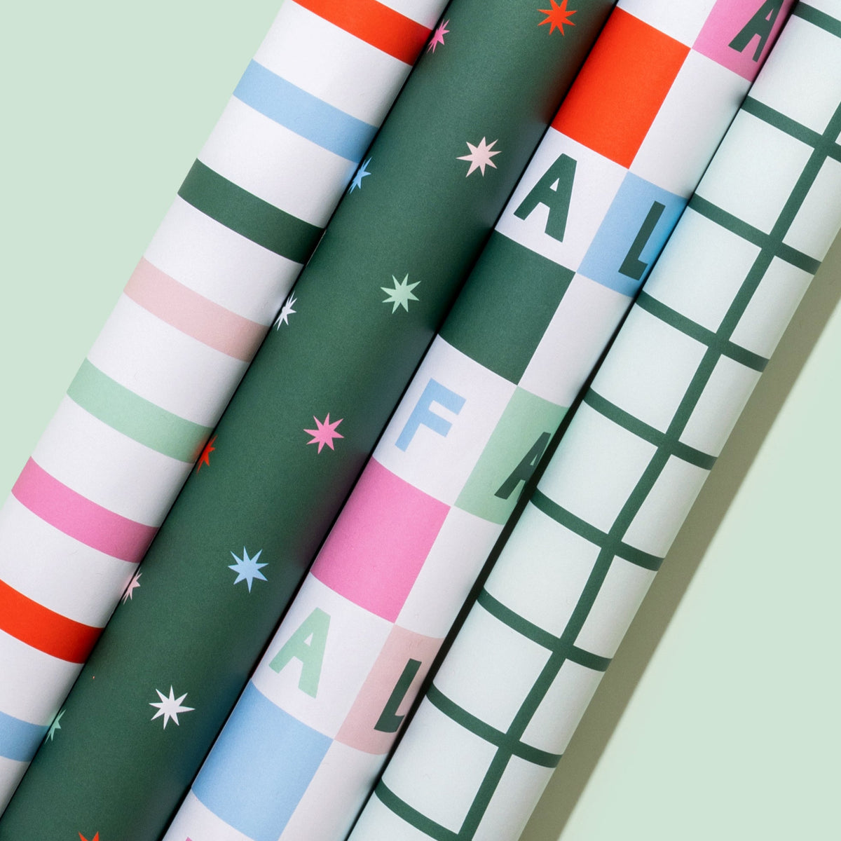 Holiday Gift Wrap Sheets Assorted Bundle