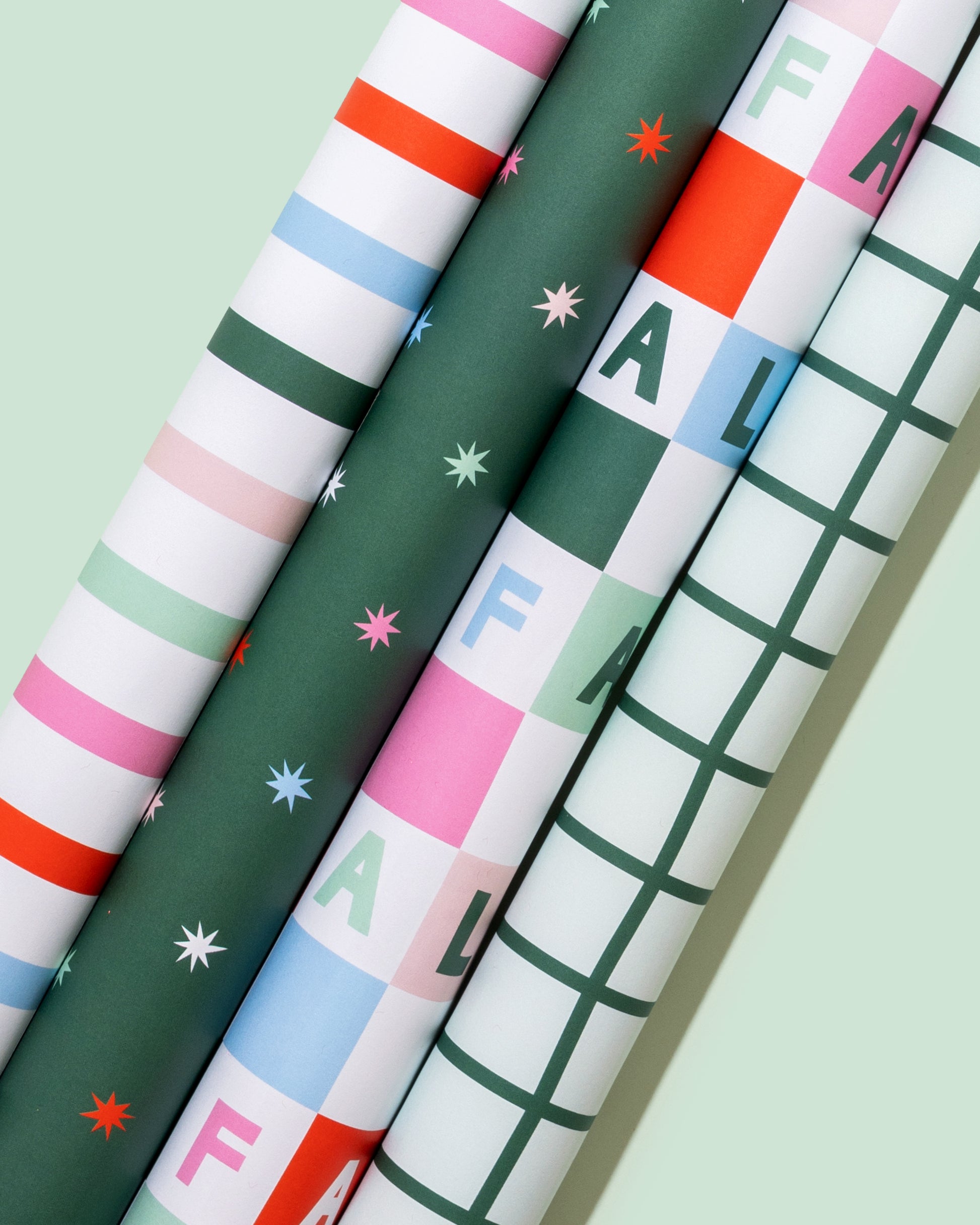 Holiday Gift Wrap Sheets Bundle